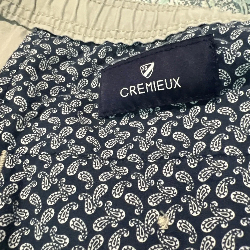 Daniel Cremieux Men's Shorts Drawstring Flat Front‎ Bermuda Cotton Khaki Sz. 42